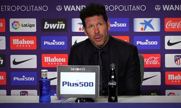 Simeone, Correa y Godín analizan el partido ante el Levante UD